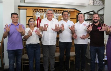 Guilherme Coelho se reúne  com prefeitos do Araripe para debater ações para campanha de Raquel na região
