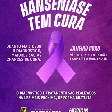 Janeiro Roxo: tratamento gratuito de hanseníase é oferecido em Caruaru