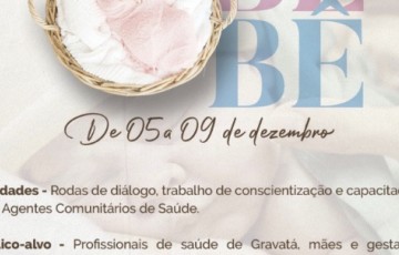 Gravatá: Semana Municipal do Bebê 2022 será realizada de 05 a 09 de dezembro
