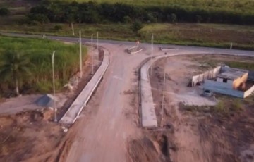 Construção de nova entrada em distrito de Tracunhaém é iniciada 