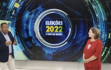 Teresa Leitão critica o atual teto de gastos, em sabatina na TV Guararapes 