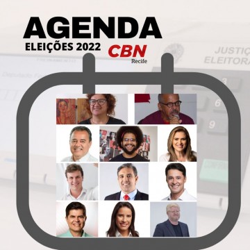 Confira a agenda do candidatos ao Governo de Pernambuco desta segunda-feira (22)