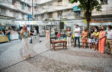 Prefeitura do Recife entrega primeira etapa da revitalização da Praça do Sebo, no bairro de Santo Antônio