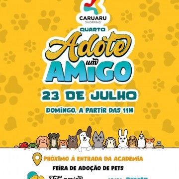Feira de adoção animal acontecerá em Caruaru no domingo (23)