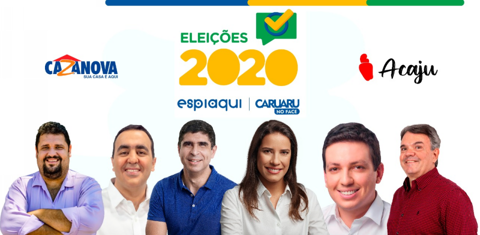 Confira a agenda desta segunda (12) dos candidatos à prefeitura de Caruaru