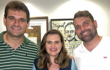 Marcelo e Gustavo Gouveia declaram apoio à pré-candidatura de Marília Arraes
