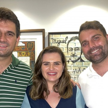 Marcelo e Gustavo Gouveia declaram apoio à pré-candidatura de Marília Arraes