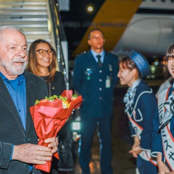 Lula desembarca no Japão para Cúpula do G7