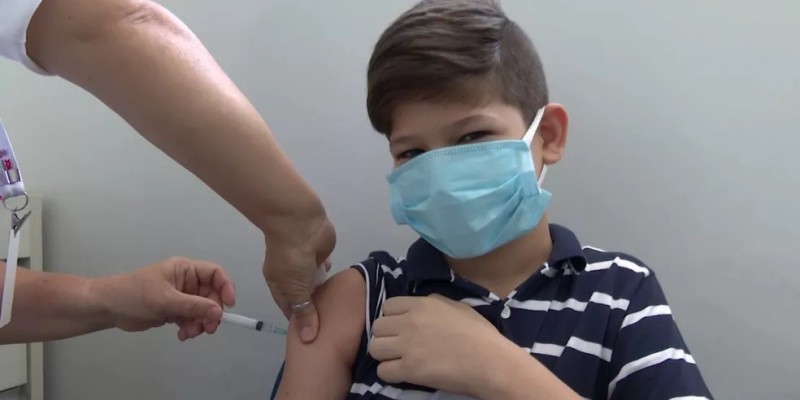 A vacinação contra a covid-19 em crianças segue lenta em Pernambuco