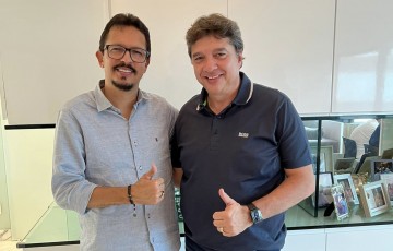 Guilherme Uchoa Jr fecha com o Delegado Rossine