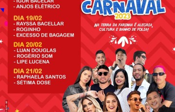 Prefeitura de Feira Nova divulga programação de carnaval 