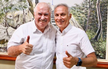 Paulo Roberto e Iza Arruda declaram apoio a Jânio Arruda em Taquaritinga do Norte 