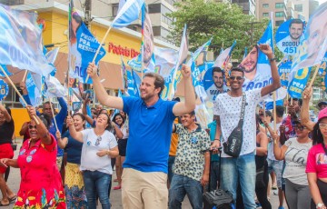 Rodolfo reúne centenas de pessoas em atos de campanha e confirma força da candidatura