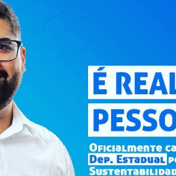 Candidatura de Neto Apolinário a deputado estadual é oficializada pela Rede Sustentabilidade