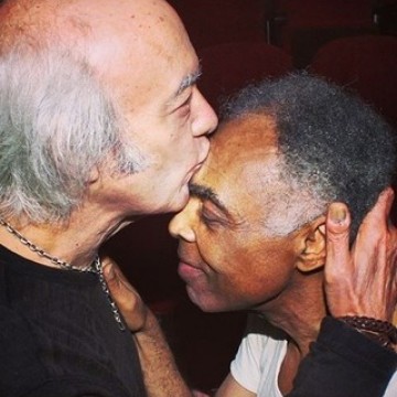 Gilberto Gil e Erasmo em tempos de live 