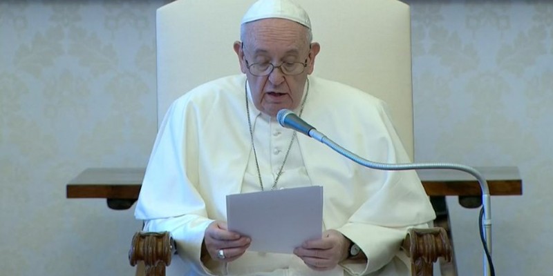 Ele falou na primeira audiência-geral de 2022, no Vaticano