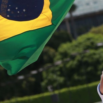 Bolsonaro participa de manifestação de apoiadores em Brasília