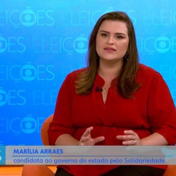 Marília Arraes detalha proposta do Bilhete Único para o transporte metropolitano em sabatina da TV Globo