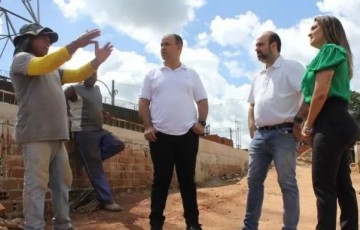 Prefeito Xisto Freitas fiscaliza obras em Aliança