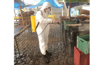 Feira e Mercado de Rio Doce recebem operação contra o Novo Coronavírus