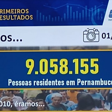 Censo 2022: Pernambuco registra mais de 9 milhões de habitantes
