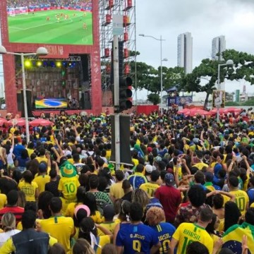 Prefeitura do Recife montará estrutura com telão para os jogos da Copa do Mundo