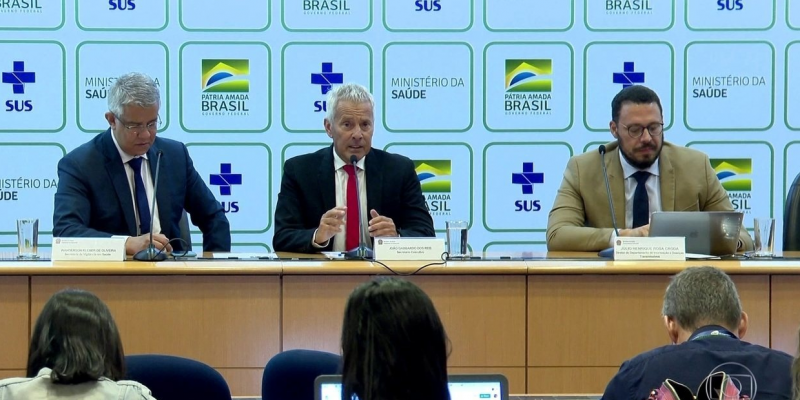 As informações foram divulgadas nesta quarta-feira em coletiva de imprensa do Ministério da Saúde, em Brasília.