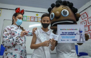 Jaboatão leva campanha de vacinação de crianças contra a Covid-19 para as escolas municipais