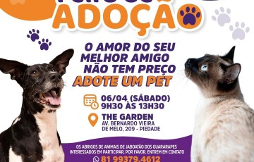 Prefeitura do Jaboatão promove Feira de Adoção de Animais