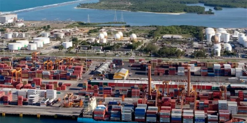 O setor portuário apresentou um aumento de 4,24% em relação ao mesmo período de 2021