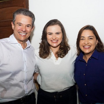 Marília Arraes recebe apoio de Ridete Pellegrino, prefeita de Jaqueira