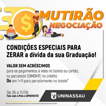 Centro Universitário de Caruaru realiza Mutirão de Negociação