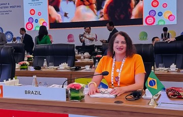 Ministra defende transferência de tecnologia para países em desenvolvimento durante reunião do G20 na Índia