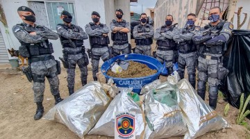 Polícia apreende mais de 100 quilos de maconha durante Operação Coalizão