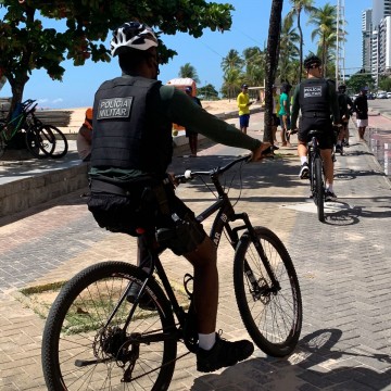 Polícia Militar de Pernambuco recebe bicicletas para ampliação do efetivo da Ciclopatrulha na Orla de Boa Viagem