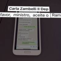 Mensagens do ex-ministro com o presidente e deputada Carla Zambelli (PSL) foram apresentadas no Jornal Nacional, da TV Globo