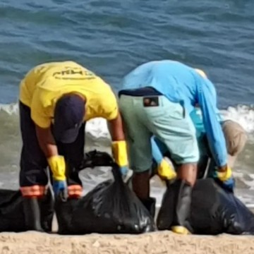 Comissão Estadual de Prevenção irá monitorar vestígios de óleo em Pernambuco; seis toneladas do material já foram retiradas das praias