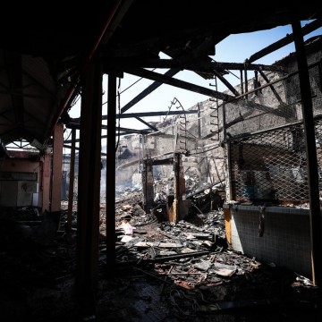 Parte do Mercado da Encruzilhada atingida por fogo terá obra emergencial