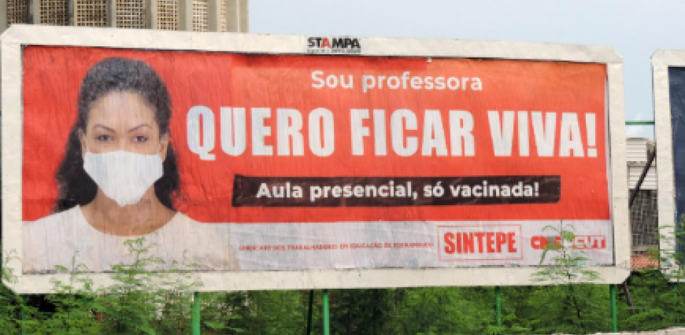 Professores da rede estadual de PE decretam greve para atividades presenciais