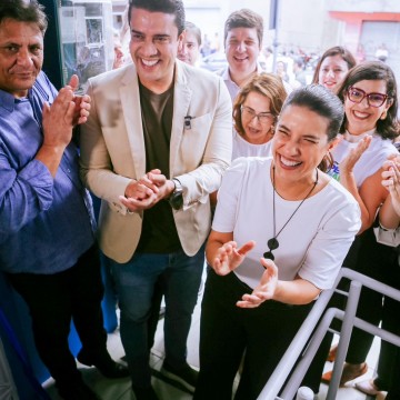 Raquel Lyra e Rodrigo Pinheiro fortalecem parceria em eventos focados em emprego e qualificação profissional