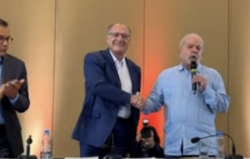 “Vamos unir a experiência do Alckmin com a minha para resgatar o Brasil”, diz Lula