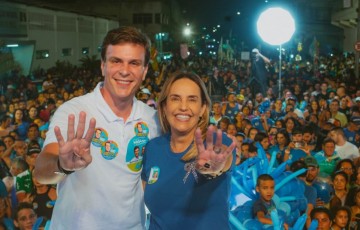Miguel e Alessandra comemoram aniversário com multidão em Santa Cruz do Capibaribe