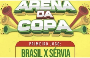 Prefeitura de Serra Talhada monta Arena da Copa para jogos do Brasil