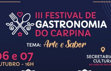 População de Carpina recebe Festival de Gastronomia