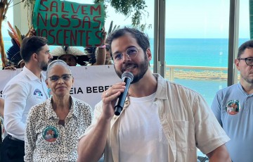 Ao lado de Marina Silva, Túlio lança pré-candidatura à prefeitura do Recife e aposta em unidade com Dani Portela