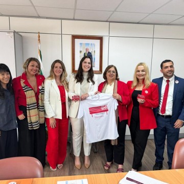 Cida Gonçalves recebe diretoria do Instituto Banco Vermelho em agenda para a promoção de iniciativas de combate ao feminicídio