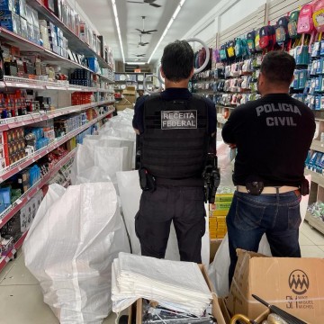 Receita Federal e Polícia Civil de Pernambuco deflagram Operação Faketronics para combater comércio irregular no Centro do Recife