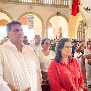 Marília Arraes participa de reuniões políticas e celebração do Dia de São Miguel, na Mata Sul