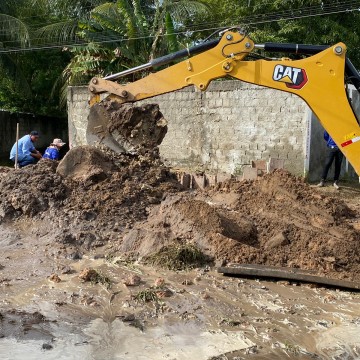 No bairro de Pau Amarelo, em Paulista, obra de drenagem vai acabar com alagamentos na PE-01