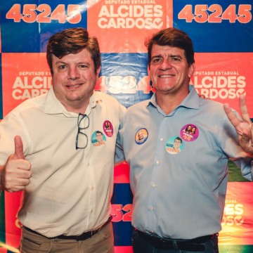 Alcides Cardoso recebe apoio do vereador do Recife e médico Tadeu Calheiros à sua candidatura a deputado estadual 